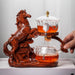 Creative Horse Teapot Full Automatic Glass Teapot Infuser Magnetic Water Diversion Heat-resistant Kungfu Tea Drinking Tea Set-Health Wisdom™