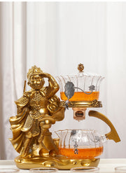 Creative Monkey King Glass Tea Set Automatic Teapot Tea Heat-resistant Kungfu Tea Drinking Tea Make-Health Wisdom™
