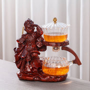 Creative Monkey King Glass Tea Set Automatic Teapot Tea Heat-resistant Kungfu Tea Drinking Tea Make-Health Wisdom™