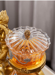 Creative Monkey King Glass Tea Set Automatic Teapot Tea Heat-resistant Kungfu Tea Drinking Tea Make-Health Wisdom™