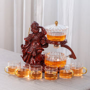 Creative Monkey King Glass Tea Set Automatic Teapot Tea Heat-resistant Kungfu Tea Drinking Tea Make-Health Wisdom™