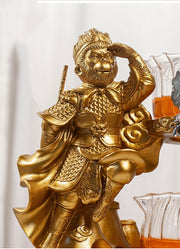 Creative Monkey King Glass Tea Set Automatic Teapot Tea Heat-resistant Kungfu Tea Drinking Tea Make-Health Wisdom™