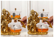 Creative Monkey King Glass Tea Set Automatic Teapot Tea Heat-resistant Kungfu Tea Drinking Tea Make-Health Wisdom™