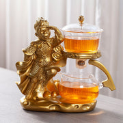 Creative Monkey King Glass Tea Set Automatic Teapot Tea Heat-resistant Kungfu Tea Drinking Tea Make-Health Wisdom™