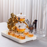 Creative Monkey King Glass Tea Set Automatic Teapot Tea Heat-resistant Kungfu Tea Drinking Tea Make Puer Tea Infuser-Health Wisdom™