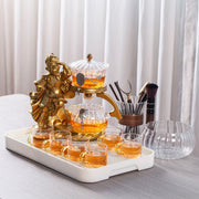 Creative Monkey King Glass Tea Set Automatic Teapot Tea Heat-resistant Kungfu Tea Drinking Tea Make Puer Tea Infuser-Health Wisdom™