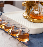 Creative Monkey King Glass Tea Set Automatic Teapot Tea Heat-resistant Kungfu Tea Drinking Tea Make Puer Tea Infuser-Health Wisdom™