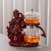Creative Monkey King Glass Tea Set Automatic Teapot Tea Heat-resistant Kungfu Tea Drinking Tea Make Puer Tea Infuser-Health Wisdom™