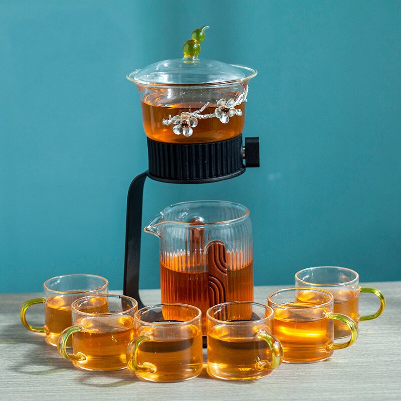 Creative Tea Maker Teapot Glass Automatic Tea Making Household Pu'er Scented Kung Fu tea Tea Set Infuser Drinking-Health Wisdom™