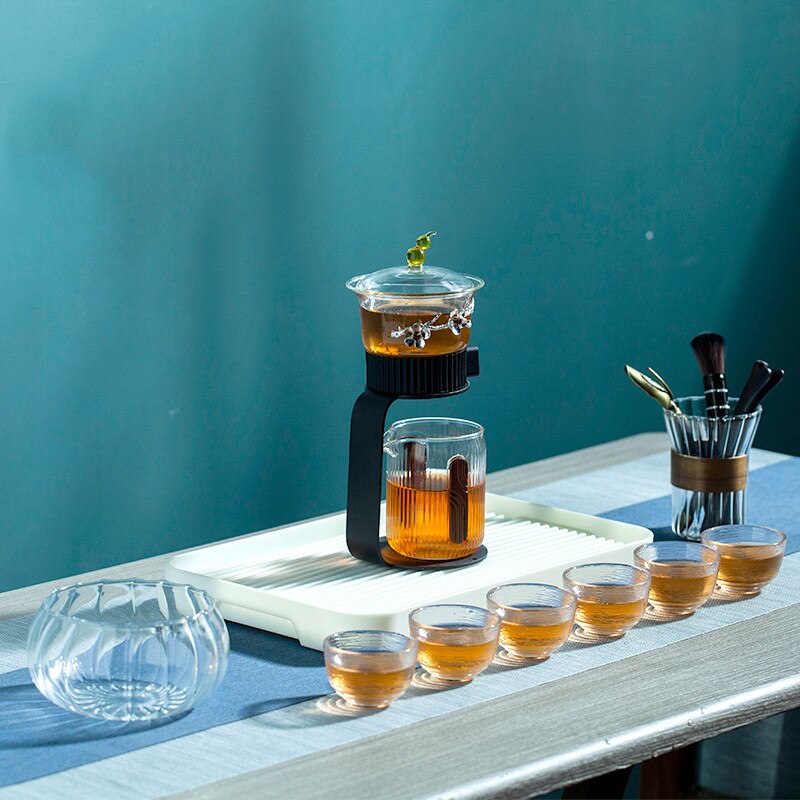 Creative Tea Maker Teapot Glass Automatic Tea Making Household Pu'er Scented Kung Fu tea Tea Set Infuser Drinking-Health Wisdom™