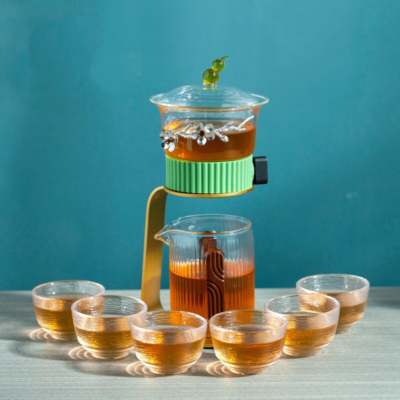 Creative Tea Maker Teapot Glass Automatic Tea Making Household Pu'er Scented Kung Fu tea Tea Set Infuser Drinking-Health Wisdom™