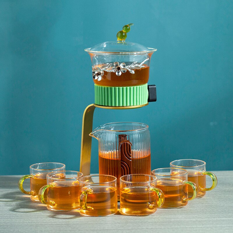 Creative Tea Maker Teapot Glass Automatic Tea Making Household Pu'er Scented Kung Fu tea Tea Set Infuser Drinking-Health Wisdom™
