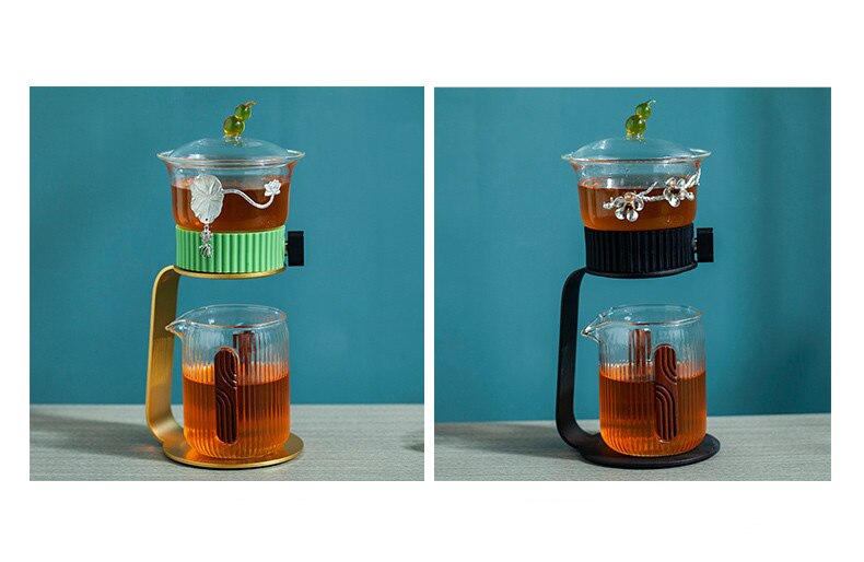 Creative Tea Maker Teapot Glass Automatic Tea Making Household Pu'er Scented Kung Fu tea Tea Set Infuser Drinking-Health Wisdom™