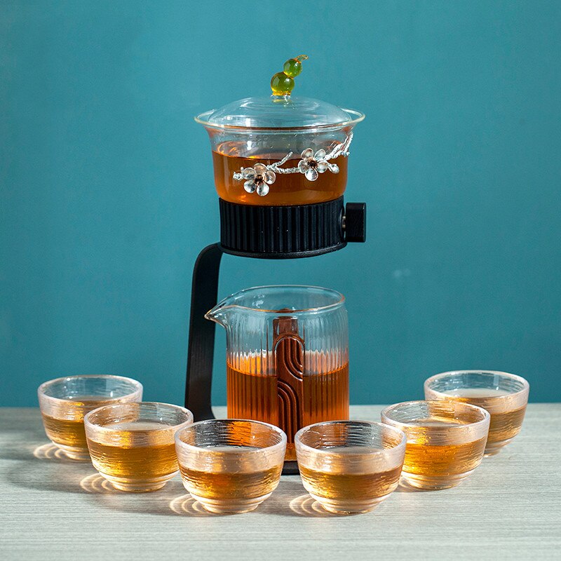 Creative Tea Maker Teapot Glass Automatic Tea Making Household Pu'er Scented Kung Fu tea Tea Set Infuser Drinking-Health Wisdom™
