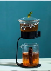 Creative Tea Maker Teapot Glass Automatic Tea Making Household Pu'er Scented Kung Fu tea Tea Set Infuser Drinking-Health Wisdom™
