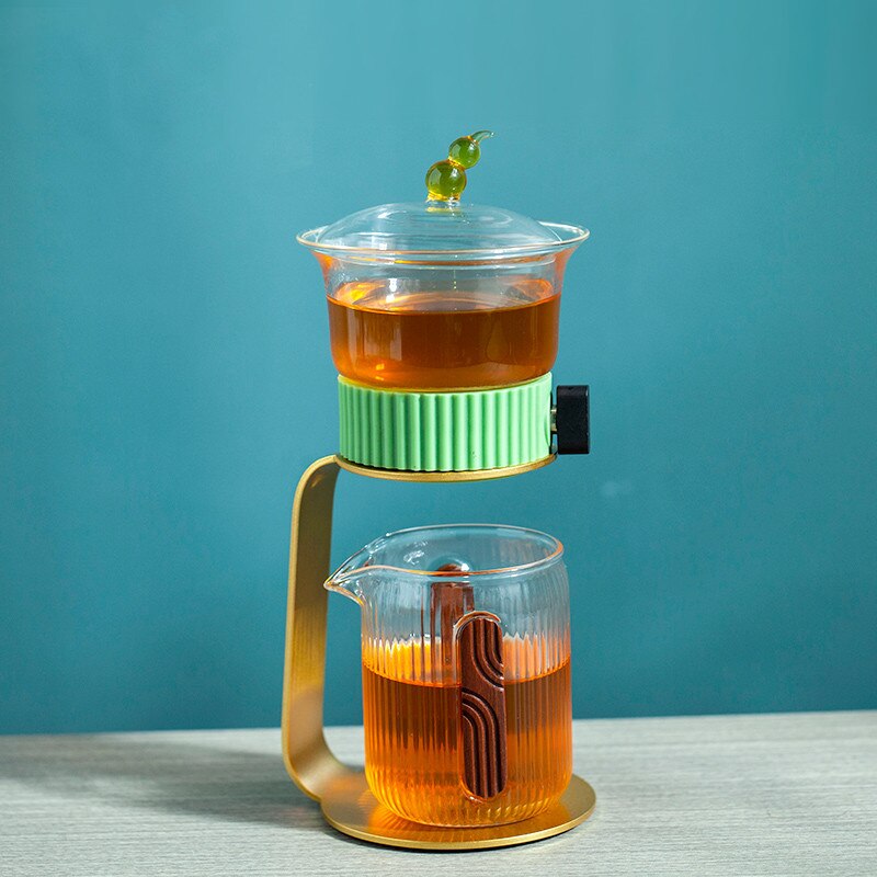 Creative Tea Maker Teapot Glass Automatic Tea Making Household Pu'er Scented Kung Fu tea Tea Set Infuser Drinking-Health Wisdom™