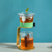 Creative Tea Maker Teapot Glass Automatic Tea Making Household Pu'er Scented Kung Fu tea Tea Set Infuser Drinking-Health Wisdom™