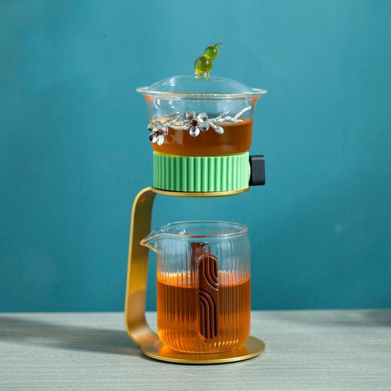 Creative Tea Maker Teapot Glass Automatic Tea Making Household Pu'er Scented Kung Fu tea Tea Set Infuser Drinking-Health Wisdom™