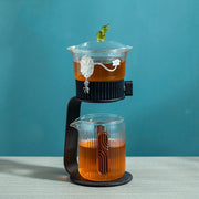 Creative Tea Maker Teapot Glass Automatic Tea Making Household Pu'er Scented Kung Fu tea Tea Set Infuser Drinking-Health Wisdom™