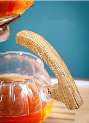 Creative Tea Set Elephant Shape Automatic Tea Set Puer Oolong Teapot And Cup Set Heat-resistant Glass Teapot With Base-Health Wisdom™