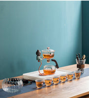 Creative Teapot Glass Automatic Tea Making Household Pu'er Scented Kung Fu tea Tea Set Infuser Drinking Tea Maker-Health Wisdom™