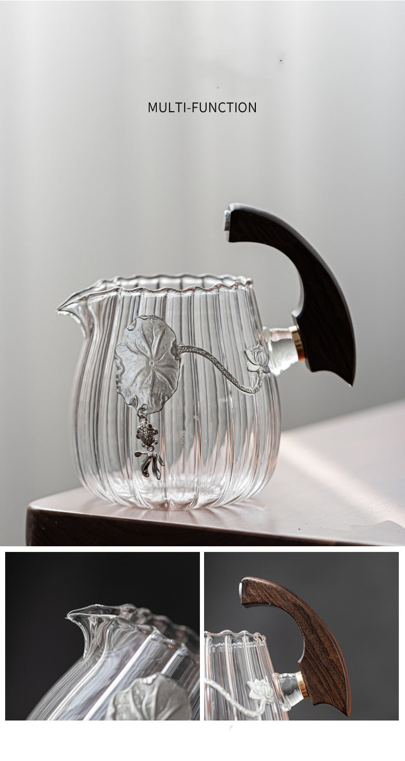 Creative Teapot Glass Automatic Tea Making Household Puer Scented Kung Fu Tea Set Infuser Drinking Tea Maker Heat-resistant-Health Wisdom™
