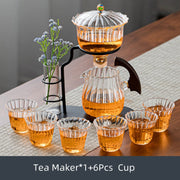 Creative Teapot Glass Automatic Tea Making Household Puer Scented Kung Fu Tea Set Infuser Drinking Tea Maker Heat-resistant-Health Wisdom™