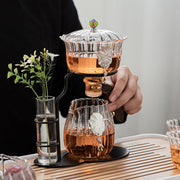 Creative Teapot Glass Automatic Tea Making Household Puer Scented Kung Fu Tea Set Infuser Drinking Tea Maker Heat-resistant-Health Wisdom™