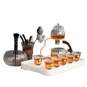 Creative Teapot Glass Automatic Tea Making Household Puer Scented Kung Fu tea Tea Set Infuser Drinking Tea Maker-Health Wisdom™