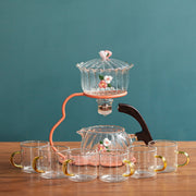 Creative Teapot Glass Automatic Tea Making Household Puer Scented Kung Fu tea Tea Set Infuser Drinking Tea Maker-Health Wisdom™