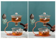 Creative Teapot Glass Automatic Tea Making Household Puer Scented Kung Fu tea Tea Set Infuser Drinking Tea Maker-Health Wisdom™