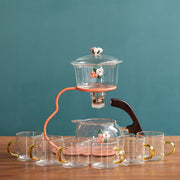 Creative Teapot Glass Automatic Tea Making Household Puer Scented Kung Fu tea Tea Set Infuser Drinking Tea Maker-Health Wisdom™