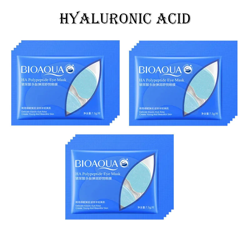 Crystal Collagen Gold Eye Mask Anti Dark Circles Anti-wrinkle Beauty Eye Patches For Eyes Skin Care Korean Cosmetics 30p=15pairs-Health Wisdom™