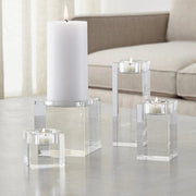 Crystal Glass Creative Romantic Candle Holders Tealight Candlestick Wedding Decorations Home Party Ornaments Desktop Candlestick-Health Wisdom™