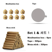 Cupping Massage Moxibustion Box Moxa Sticks Burner Acupuncture Point Therapy Women Gynaecopathia Heating Therapy Pain Relief-Health Wisdom™