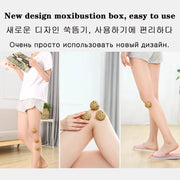 Cupping Massage Moxibustion Box Moxa Sticks Burner Acupuncture Point Therapy Women Gynaecopathia Heating Therapy Pain Relief-Health Wisdom™