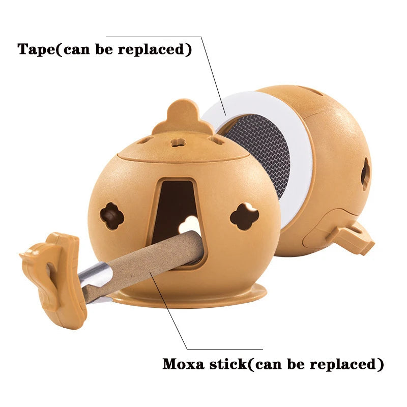 Cupping Massage Moxibustion Box Moxa Sticks Burner Acupuncture Point Therapy Women Gynaecopathia Heating Therapy Pain Relief-Health Wisdom™