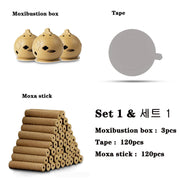 Cupping Massage Moxibustion Box Moxa Sticks Burner Acupuncture Point Therapy Women Gynaecopathia Heating Therapy Pain Relief-Health Wisdom™