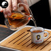 Cute Ceramic Tea Cups 70ml*2pcs, Handsome Soldier Quote