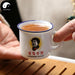Cute Ceramic Tea Cups 70ml*2pcs, Simple Living Slogan