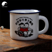 Cute Ceramic Tea Cups 70ml*2pcs-Health Wisdom™