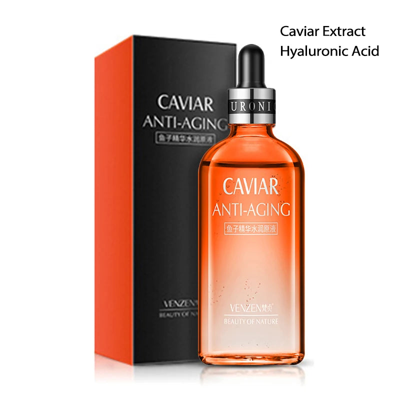 Deep Sea Caviar Hyaluronic Acid Face Serum Facial Moisturiser Nourishing Snail Collagen Essence Skin Care Products Anti Aging-Health Wisdom™