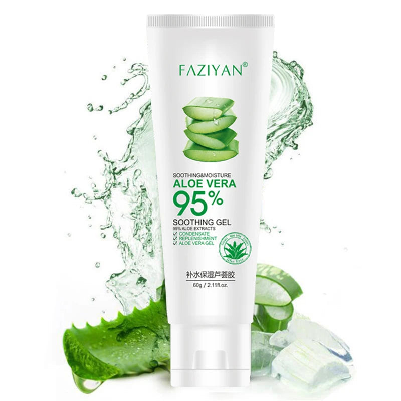 Deep hydration Face Cream Acne Treatment Fade Scars Skincare Aloe Vera Gel Repair After Sunburn Sooth Skin Face Moisturizer 60g-Health Wisdom™
