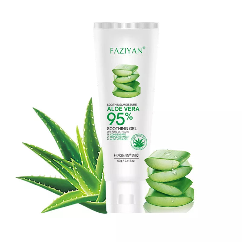 Deep hydration Face Cream Acne Treatment Fade Scars Skincare Aloe Vera Gel Repair After Sunburn Sooth Skin Face Moisturizer 60g-Health Wisdom™