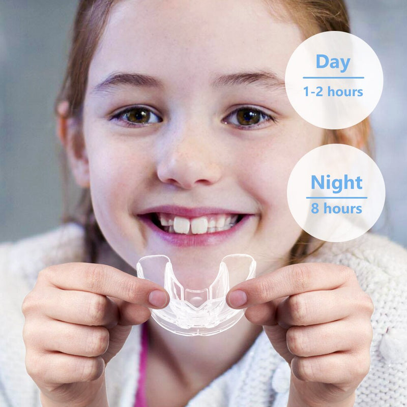 Dental Orthodontic Braces Set 3 Stages Silicone Alignment Trainer Teeth Retainer Bruxism Mouth Guard Kids Teeth Straightener-Health Wisdom™