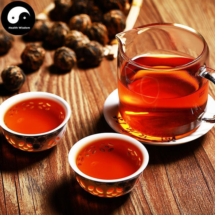 Dian Hong Gold Buds 滇红 Yunnan Black Tea Dragon Ball Dianhong Cha-Health Wisdom™