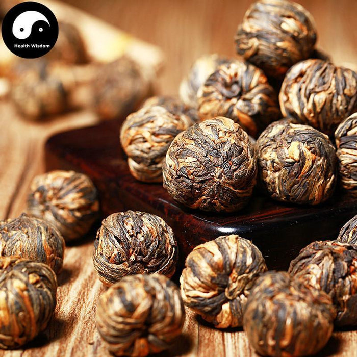 Dian Hong Gold Buds 滇红 Yunnan Black Tea Dragon Ball Dianhong Cha-Health Wisdom™