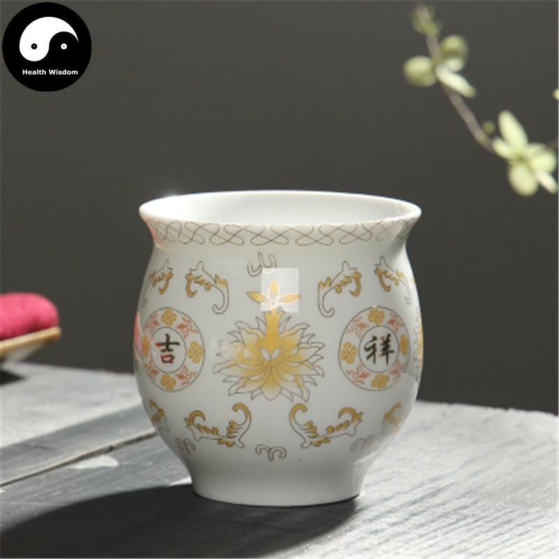 Double Wall Ceramic Tea Cups 70ml*4pcs-Health Wisdom™