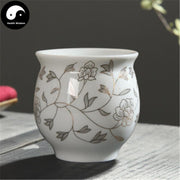Double Wall Ceramic Tea Cups 70ml*4pcs-Health Wisdom™