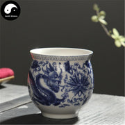 Double Wall Ceramic Tea Cups 70ml*4pcs-Health Wisdom™